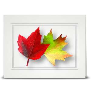 Maple Leaf, Double - folded card