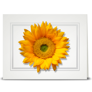 Sunflower, Bright - folded card