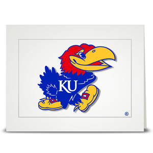 KU Current Jayhawk - folded card