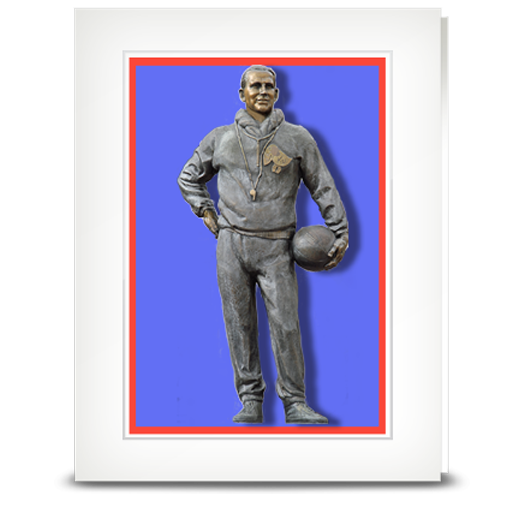 KU Jayhawk, Phog Allen - folded card