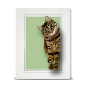 Tabby Cat, Sophie - folded card