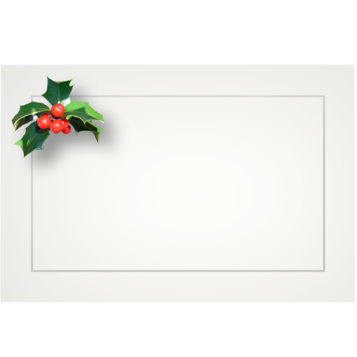 Assorted Holiday - flat cards (box of 10)