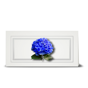 Hydrangea, blue - gift tag