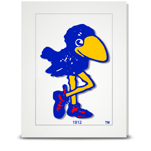 Jayhawk 1912 folded card
