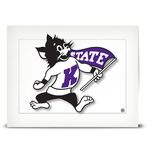 KSU Willy - folded card