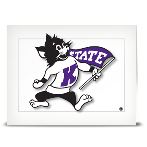 KSU Willy - folded card
