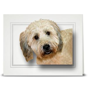 Wheaten Terrier - folded card